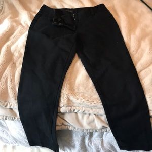 The Limited crop, black dress pant